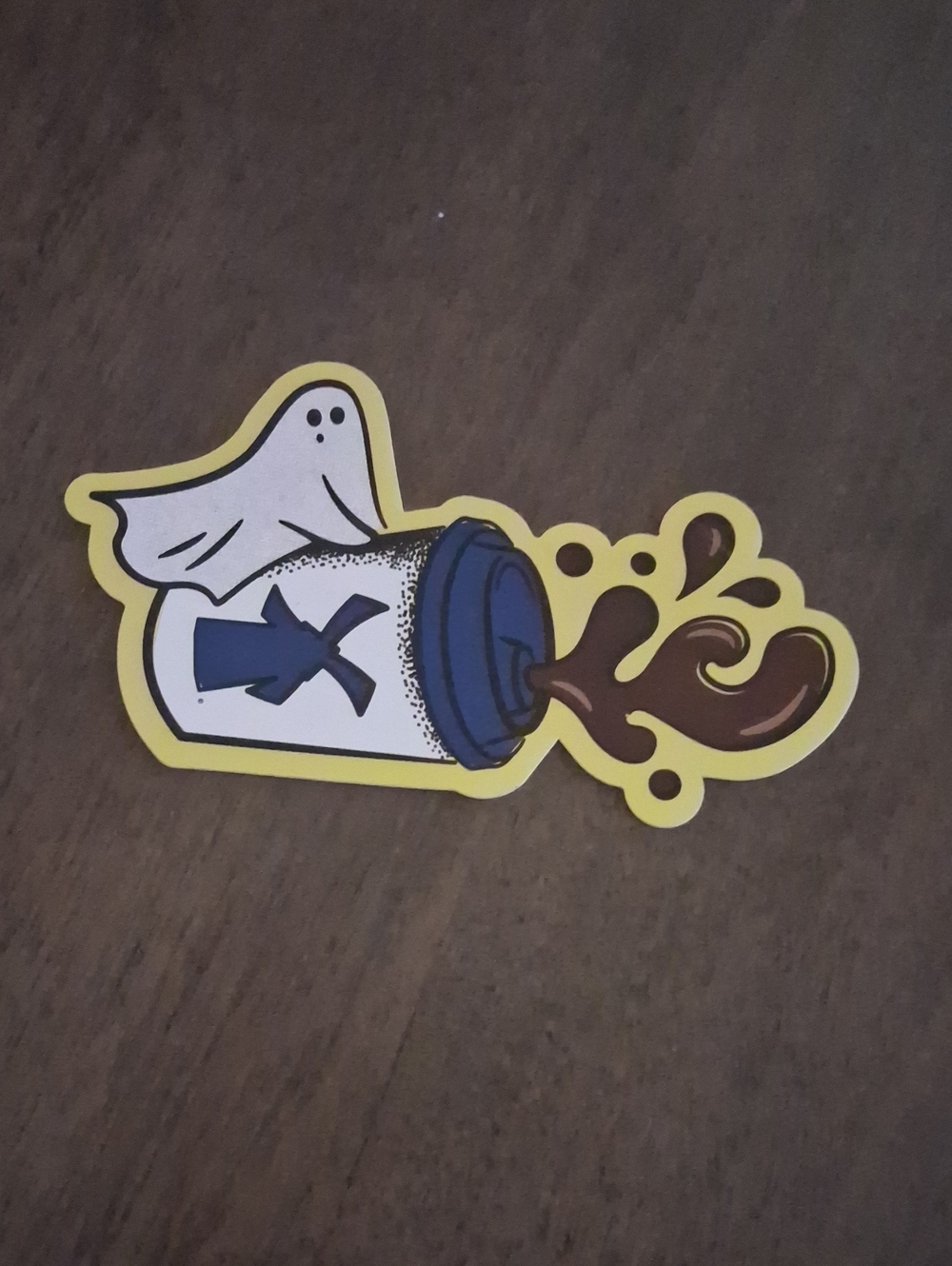Dutch Bros Sticker - New Ghost